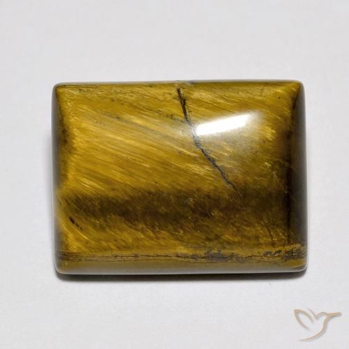 10.66ct طبيعي بني ذهبي عين النمر, باجيت, غير شفاف
