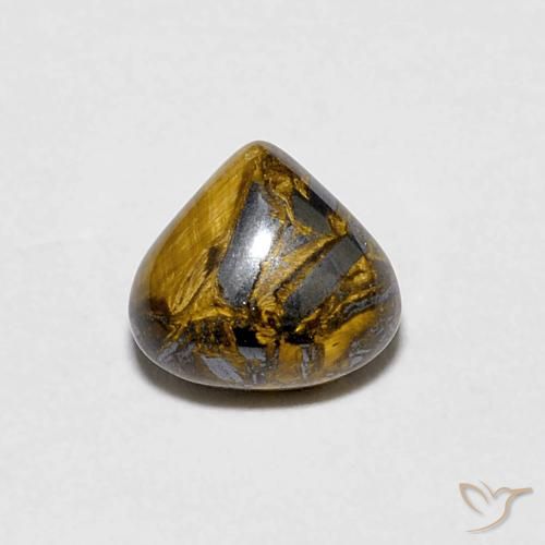 1.05ct طبيعي بنى دافئ عين النمر, شكل الكمثرى, غير شفاف