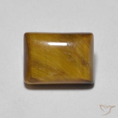 1.58ct طبيعي البني الفاتح عين النمر, باجيت, غير شفاف
