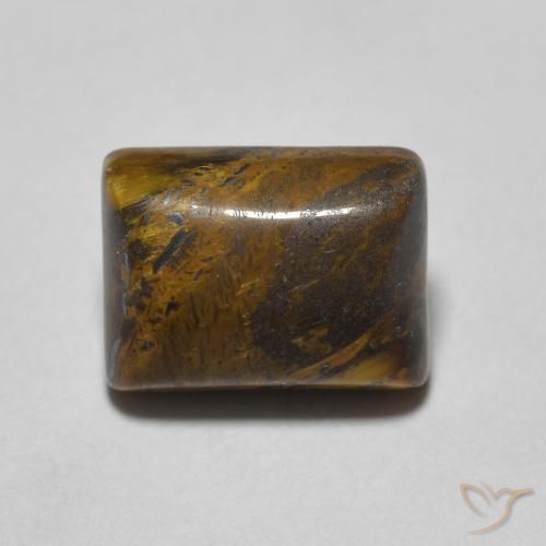 1.77ct طبيعي بني ذهبي عين النمر, باجيت, غير شفاف