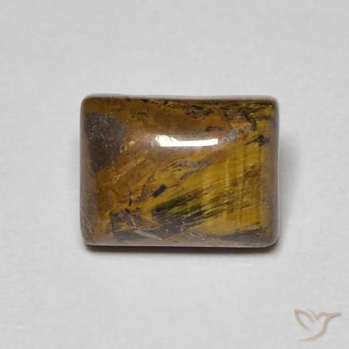 1.92ct طبيعي بنى متوسط عين النمر, باجيت, غير شفاف