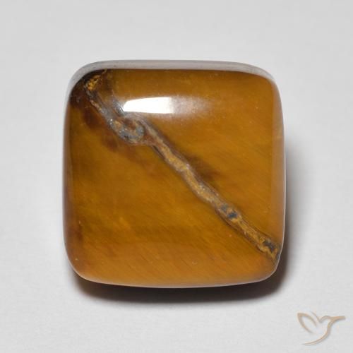 5.81ct طبيعي بنى دافئ عين النمر, وسادة, غير شفاف