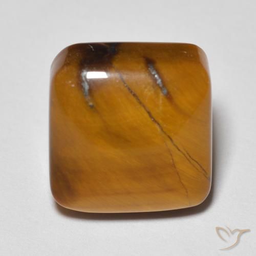 6.10ct طبيعي بنى متوسط عين النمر, وسادة, غير شفاف