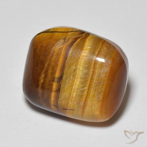8.23ct طبيعي بنى دافئ عين النمر, وسادة, غير شفاف