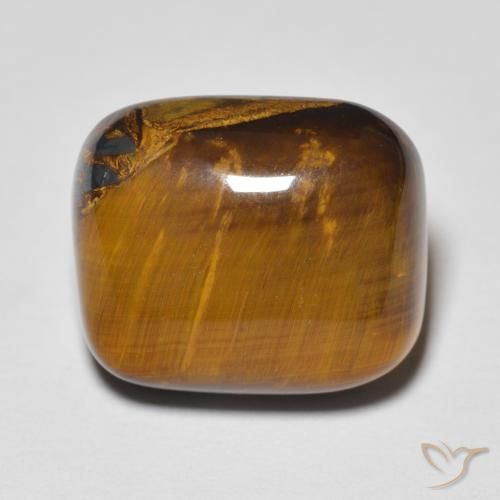 8.83ct طبيعي بنى دافئ عين النمر, وسادة, غير شفاف