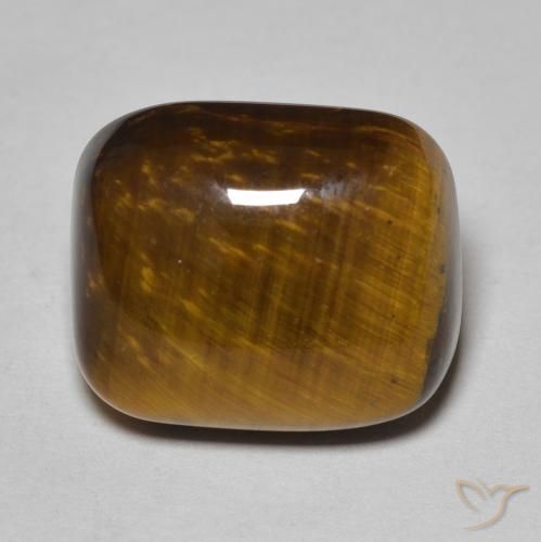 8.84ct طبيعي بني ذهبي عين النمر, وسادة, غير شفاف