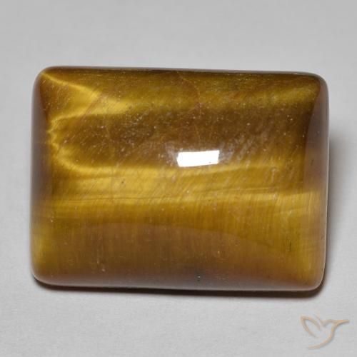 19.11ct طبيعي بنى دافئ عين النمر, باجيت, غير شفاف