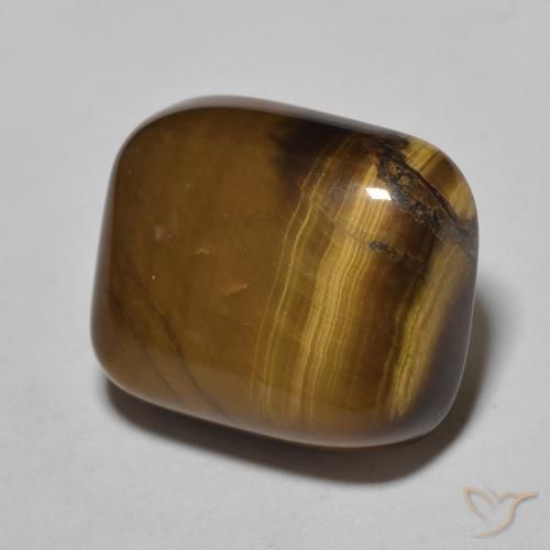 8.72ct طبيعي بنى دافئ عين النمر, وسادة, غير شفاف