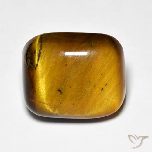 8.44ct طبيعي بنى متوسط عين النمر, وسادة, غير شفاف