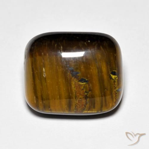 8.57ct طبيعي بنى عين النمر, وسادة, غير شفاف