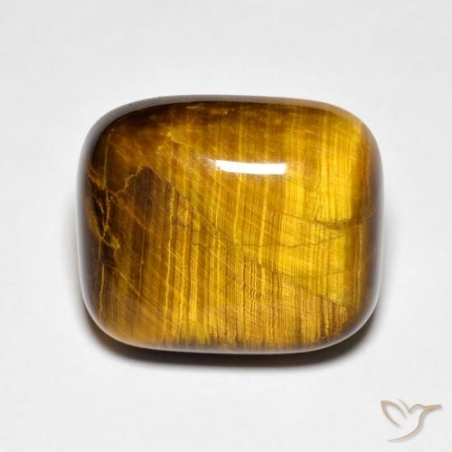 8.56ct طبيعي بنى دافئ عين النمر, وسادة, غير شفاف