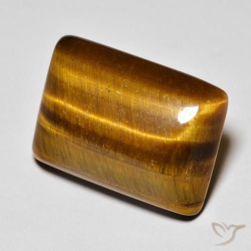 13.68ct طبيعي بنى دافئ عين النمر, باجيت, غير شفاف