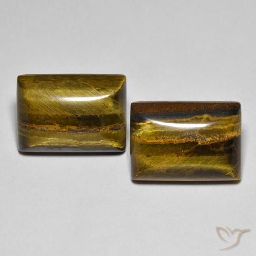 16.48ctw طبيعي Medium Light-Brown عين النمر, باجيت, غير شفاف