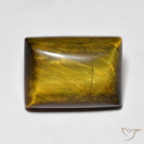 7.95ct طبيعي بنى دافئ عين النمر, باجيت, غير شفاف