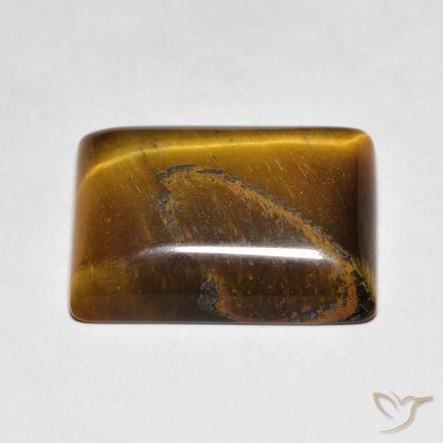 عين النمر Medium Dark-Brown طبيعي، باجيت، 9.14 قيراط، غير شفاف