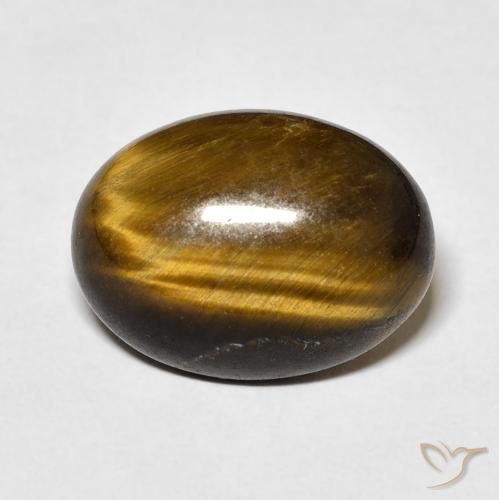 8.85ct طبيعي بنى دافئ عين النمر, بيضوي, غير شفاف