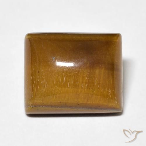 6.15ct طبيعي بني مصفر عين النمر, باجيت, غير شفاف