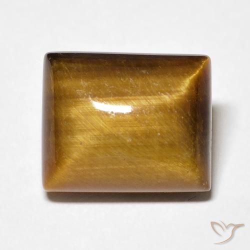 6.18ct طبيعي بنى متوسط عين النمر, باجيت, غير شفاف