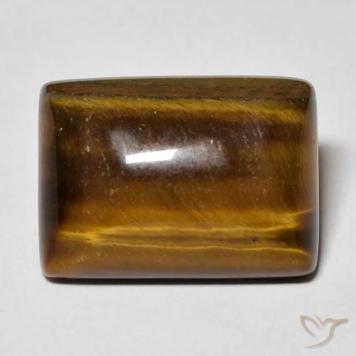 13.54ct طبيعي بنى خبز الزنجبيل عين النمر, باجيت, غير شفاف