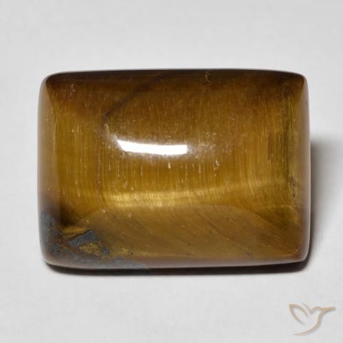 14.24ct طبيعي بنى خبز الزنجبيل عين النمر, باجيت, غير شفاف