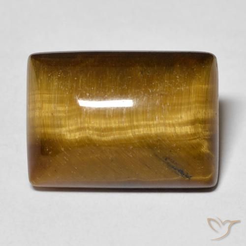 12.68ct طبيعي بنى دافئ عين النمر, باجيت, غير شفاف