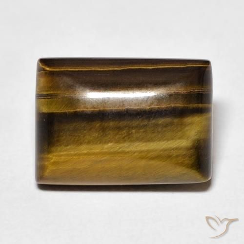 8.50ct طبيعي بني ذهبي عين النمر, باجيت, غير شفاف