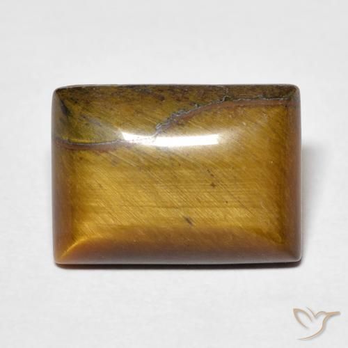 6.62ct طبيعي بني ذهبي عين النمر, باجيت, غير شفاف