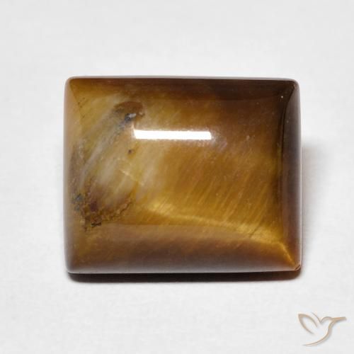 6.12ct طبيعي بني ذهبي عين النمر, باجيت, غير شفاف