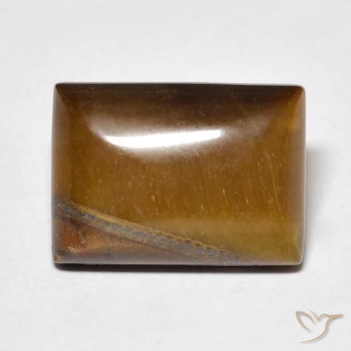 7.35ct طبيعي بنى دافئ عين النمر, باجيت, غير شفاف