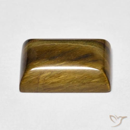 عين النمر Medium Light-Brown طبيعي، باجيت، 7.07 قيراط، غير شفاف