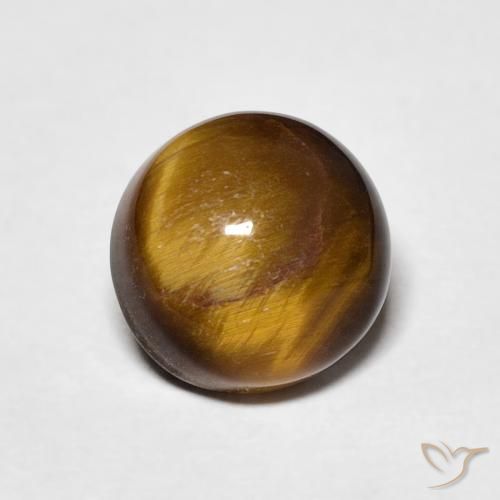 2.20ct طبيعي بنى متوسط عين النمر, دائري, غير شفاف