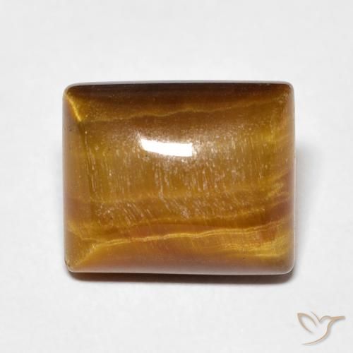 5.95ct طبيعي بني ذهبي عين النمر, باجيت, غير شفاف