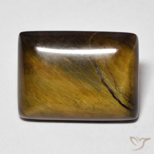 12.60ct طبيعي بني مصفر عين النمر, باجيت, غير شفاف