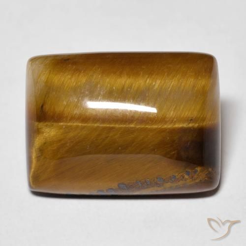 13.72ct طبيعي Medium Light-Brown عين النمر, باجيت, غير شفاف