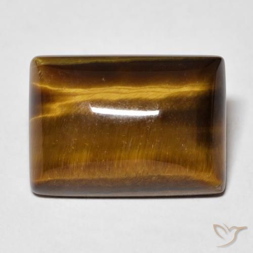 12.65ct طبيعي بني ذهبي عين النمر, باجيت, غير شفاف