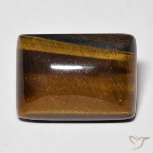 14.98ct طبيعي Medium Light-Brown عين النمر, باجيت, غير شفاف