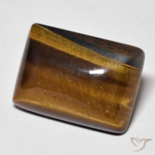 عين النمر Medium Light-Brown طبيعي، باجيت، 14.98 قيراط، غير شفاف