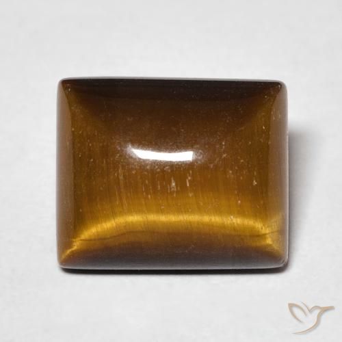 6.47ct طبيعي بني ذهبي عين النمر, باجيت, غير شفاف