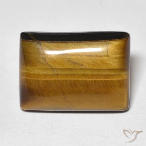 13.82ct طبيعي بنى دافئ عين النمر, باجيت, غير شفاف