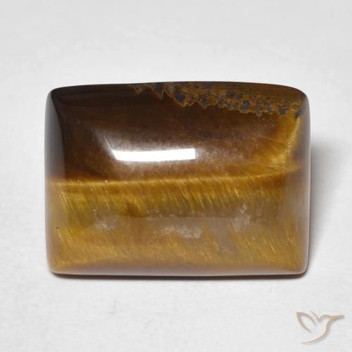 12.99ct طبيعي بنى متوسط عين النمر, باجيت, غير شفاف