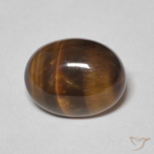 2.20ct طبيعي بنى خبز الزنجبيل عين النمر, بيضوي, غير شفاف