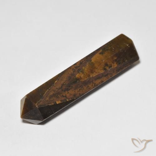 25.96ct طبيعي بنى الجوزية عين النمر, فانسى, غير شفاف