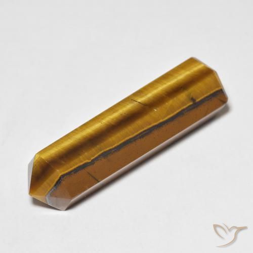 18.89ct طبيعي بني ذهبي عين النمر, فانسى, غير شفاف