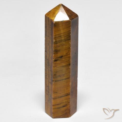 33.78ct طبيعي بني مصفر عين النمر, فانسى, غير شفاف