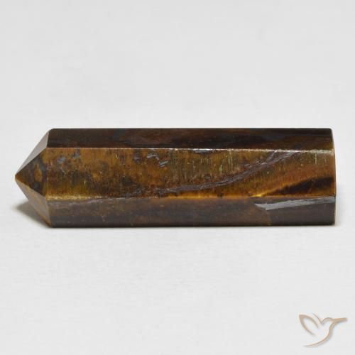 30.74ct طبيعي Medium Light-Brown عين النمر, فانسى, غير شفاف