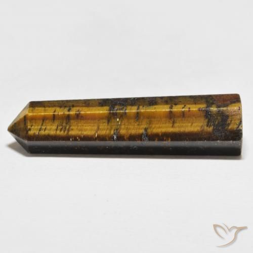 19.26ct طبيعي بني ذهبي عين النمر, فانسى, غير شفاف
