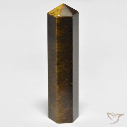 27.00ct طبيعي بني ذهبي عين النمر, فانسى, غير شفاف