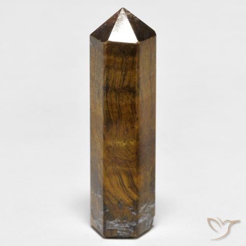 17.80ct طبيعي بني مصفر عين النمر, فانسى, غير شفاف