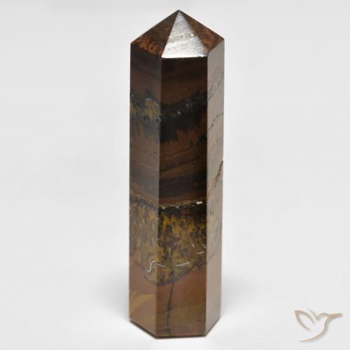 36.68ct طبيعي بني مصفر عين النمر, فانسى, غير شفاف