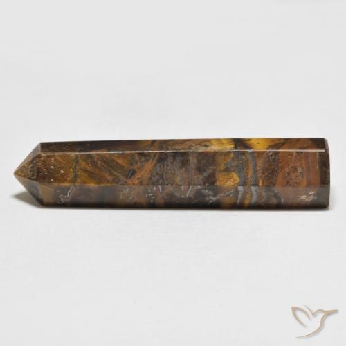 29.75ct طبيعي بني مصفر عين النمر, فانسى, غير شفاف